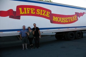 The Moustrap is on its way East. Several Makers Faires and more, follow along on www.lifesizemousetrap.org