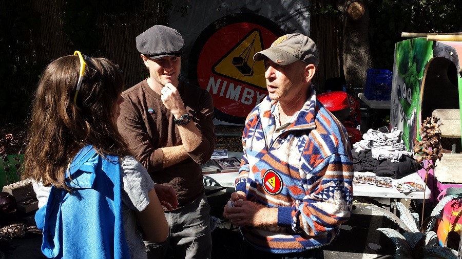 Martin at the NIMBY Booth