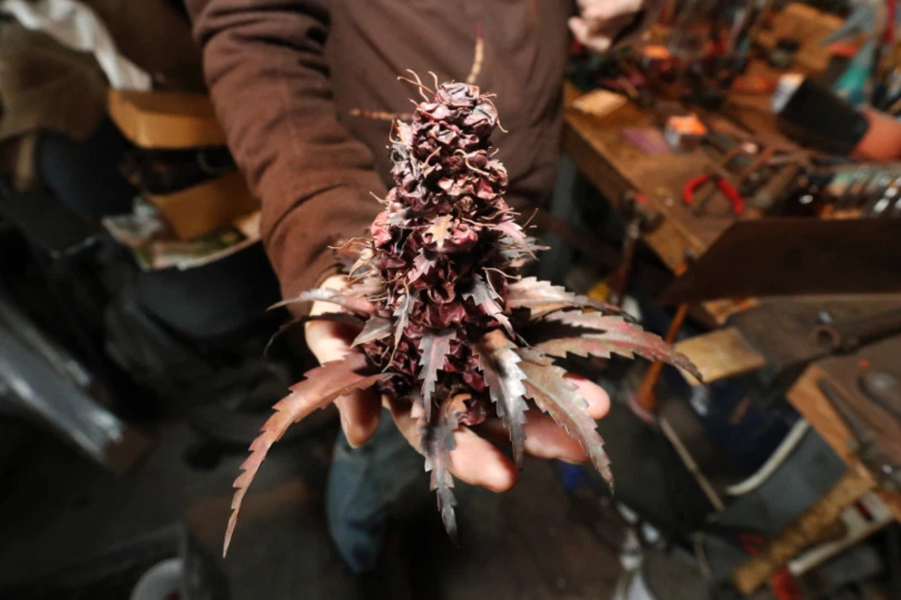 cannabis bud art